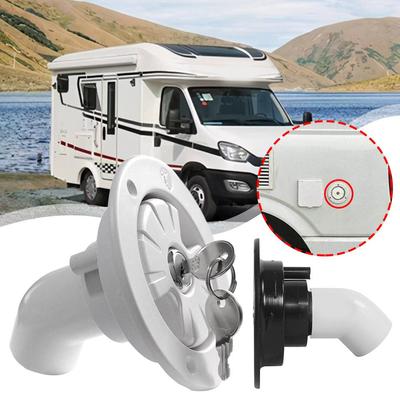 RV-Zubehör Schwerkraft-Frischwasser-Einfüllluke, abschließbarer Einlassfilter, Anhänger-Tankdeckel, Einfüllstutzen für Boot, Wohnmobil