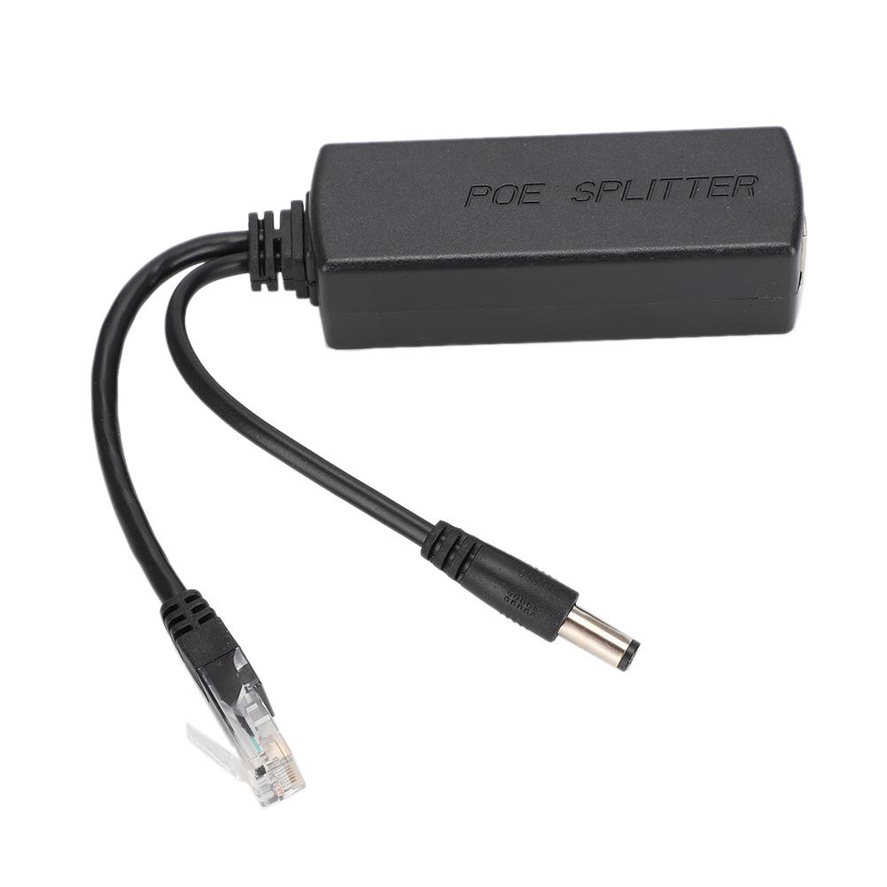 DC48V to DC12V Power POE Splitter Adapter Injector Module Lightningproof
