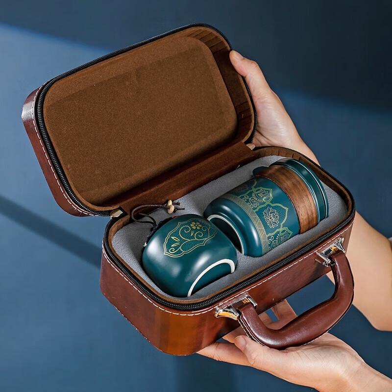 Portable Ceramic Kung Fu Travel Tea Set