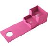 Gamegenic Vanguard Vault Premium Deck Box Holds up to 50 Cards Extra Drawer for Power Counters and Accessories Lyrical Monasterio Pink Color Made