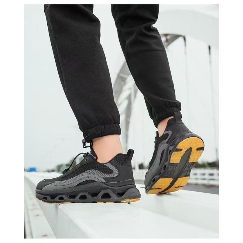 Men S Breathable Mesh Low Top Athletic Shoes Shock Absorbing Summer Casual Sneakers