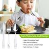 Kids Silverware Tableware Set Food Training Spoon Dessert Spoon for Children Feeding Spoon Fork Gadgets Children's Cutlery