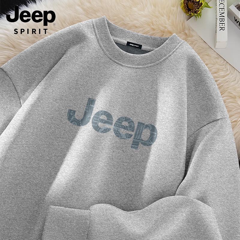 

JEEP SPIRIT Men s Heavyweight Fleece-Lined Sweatshirt XL