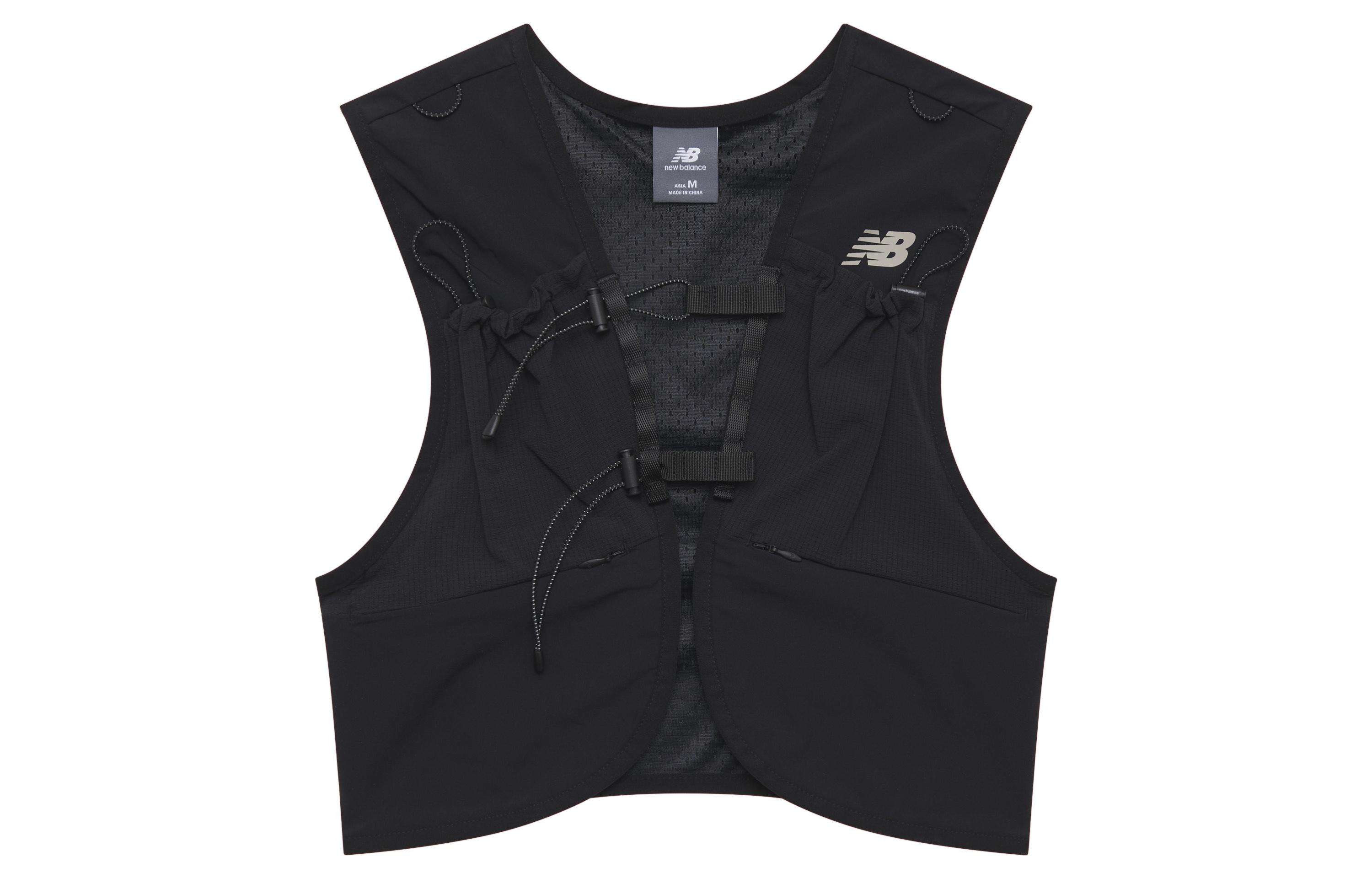 New Balance Vests Women s Black V Neck Moderate Other NJE34012-BK S