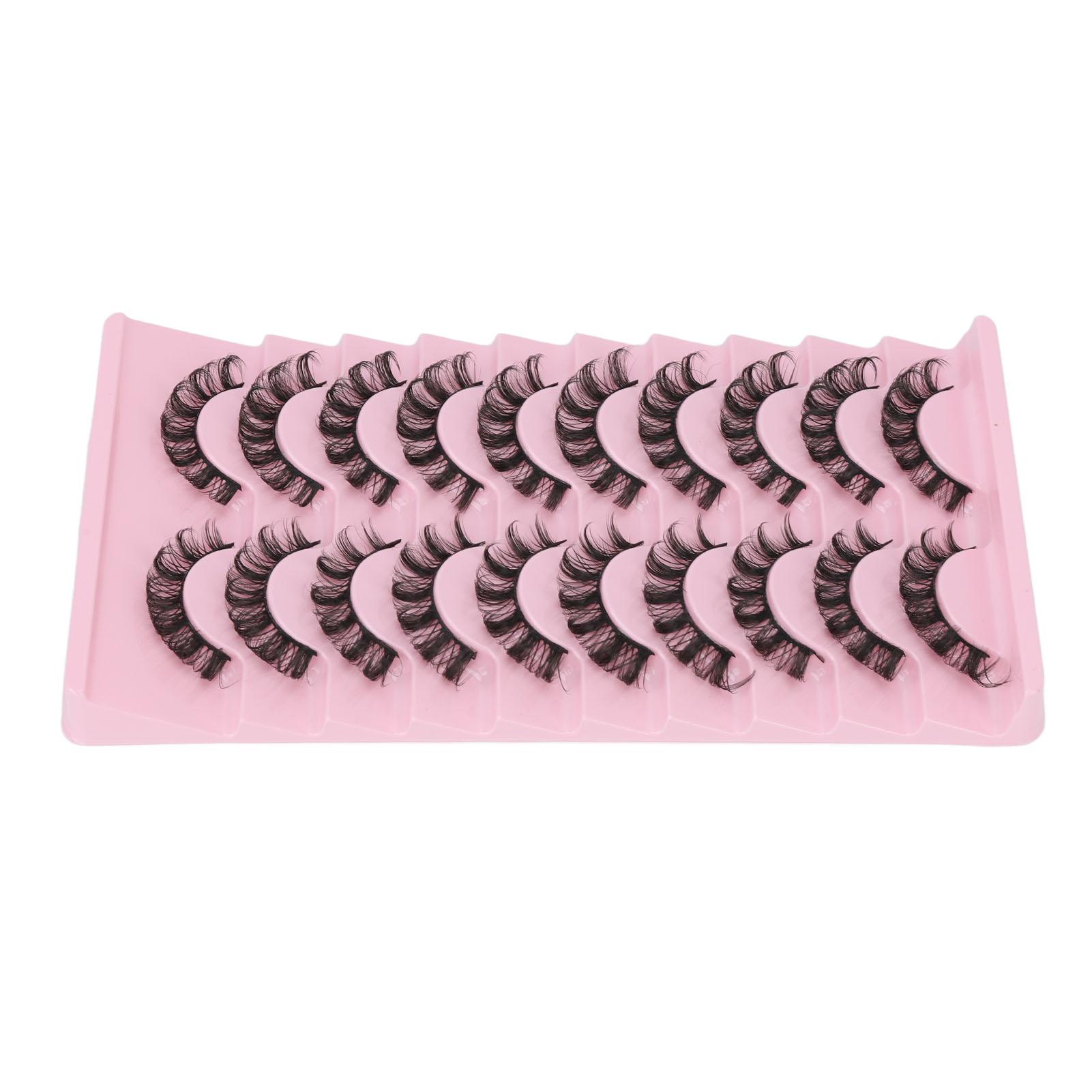 

10 пар накладных ресниц DD Curl Multipack Extension Легкие удобные мягкие ресницы для макияжа DH06-2