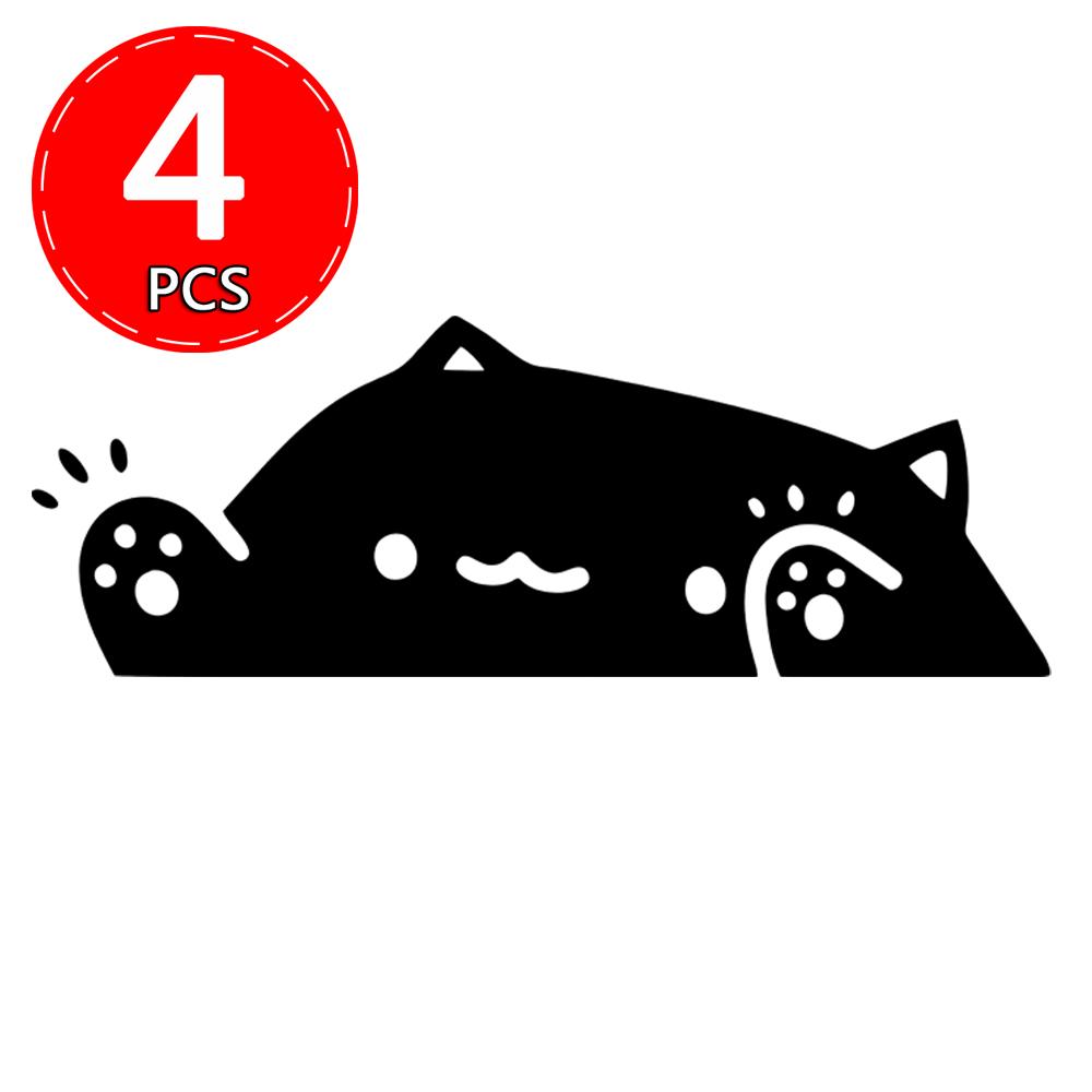 Kawaii Katzenaufkleber, Auto-Karosserie-Cartoon-Tieraufkleber, Notebook-Telefon-Laptop-Tagebuch-Dekorationsaufkleber für Mädchen und Frauen