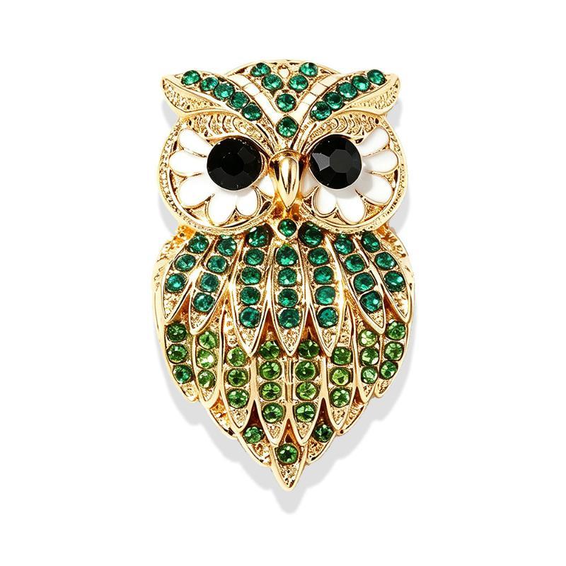 Unique Personality Owl Brooch Pin Retro Cute Jewelry Birthday Party Festival Gift For Men And Women