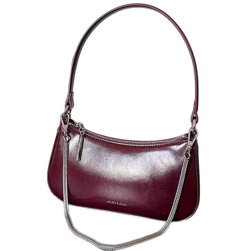 Módní a ležérní malá čtvercová kabelka dámská podpažní kabelka retro a trendy jednoramenní kabelka niche dámská kabelka