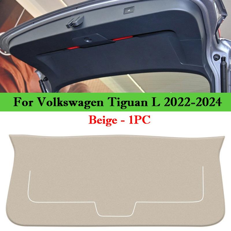 For Volkswagen VW Tiguan L PRO Allspace Car Trunk Door Anti Kick Pad Tailgate Protector Sticker Cargo Liner Interior Accessories