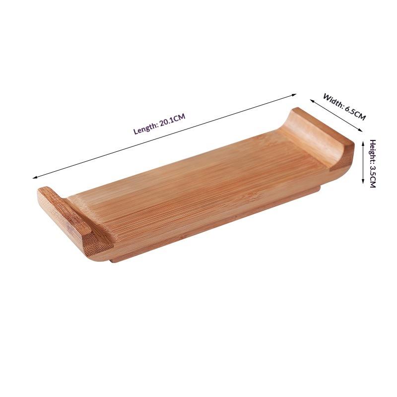 

Bamboo Sushi Board Rectangular Plate Cooking Sashimi Basin Japanese Korean Cuisine Tableware Serving Plate Tray S