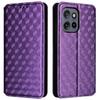 For Motorola Thinkphone 25 5G/Edge 50 Neo 5G/Moto S50 5G Wallet Case Rhombus Imprinted Leather Phone Cover
