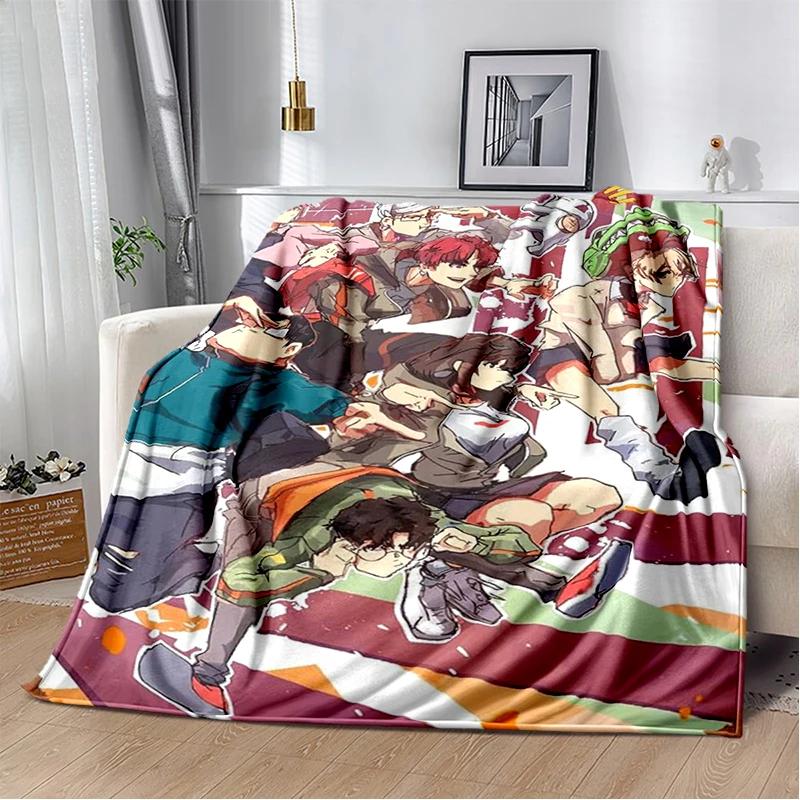 2026 New Style DAN DA DAN Anime Cartoon Blanket,Soft Throw Blanket for Home Bedroom Bed Sofa Picnic Travel Office Cover Kid Gift