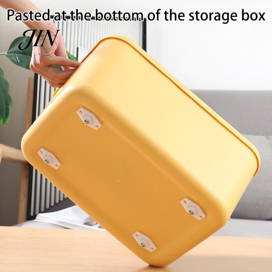 Plastic Caster Wheels 4/20Pcs Self Adhesive Wheels, 360 Degrees Swivel Sticky Appliance Rollers, Heavy Duty Casters for Kitchen Appliance, Trash Can,