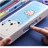 2024 New Cute Primary School Student Stationery Box Children's Multi-Function Lock Stationery Box Kindergarten Pencil Box