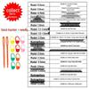Carbonized Bamboo Crochet Yarn & Knitting Tool Set with Extra-Fine Old-Fashioned Bamboo Handle Set