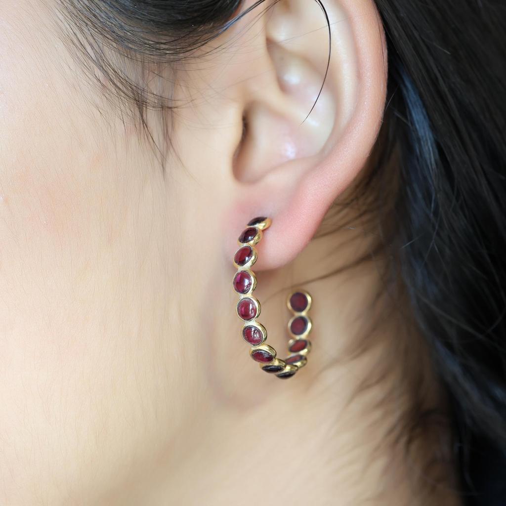 Dainty Earrings, 925 Sterling Silver, Birthstone Jewelry, Gold Plated Women Earrings