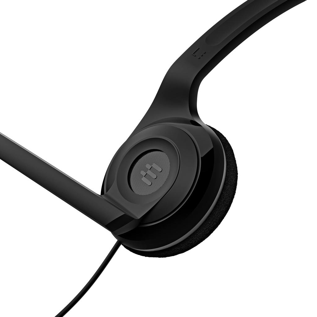 Sennheiser PC5 Chat Internet Gaming Headset Noise Canceling Microphone Casual Gaming Lightweight High Comfort Minimalistic Black - Communication,