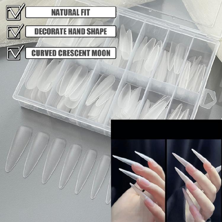 240 Pcs False Nail for Nail Extensions Press On Nail Extras Long Nail Tips Artificial Nail Full Cover Stick On Nail
