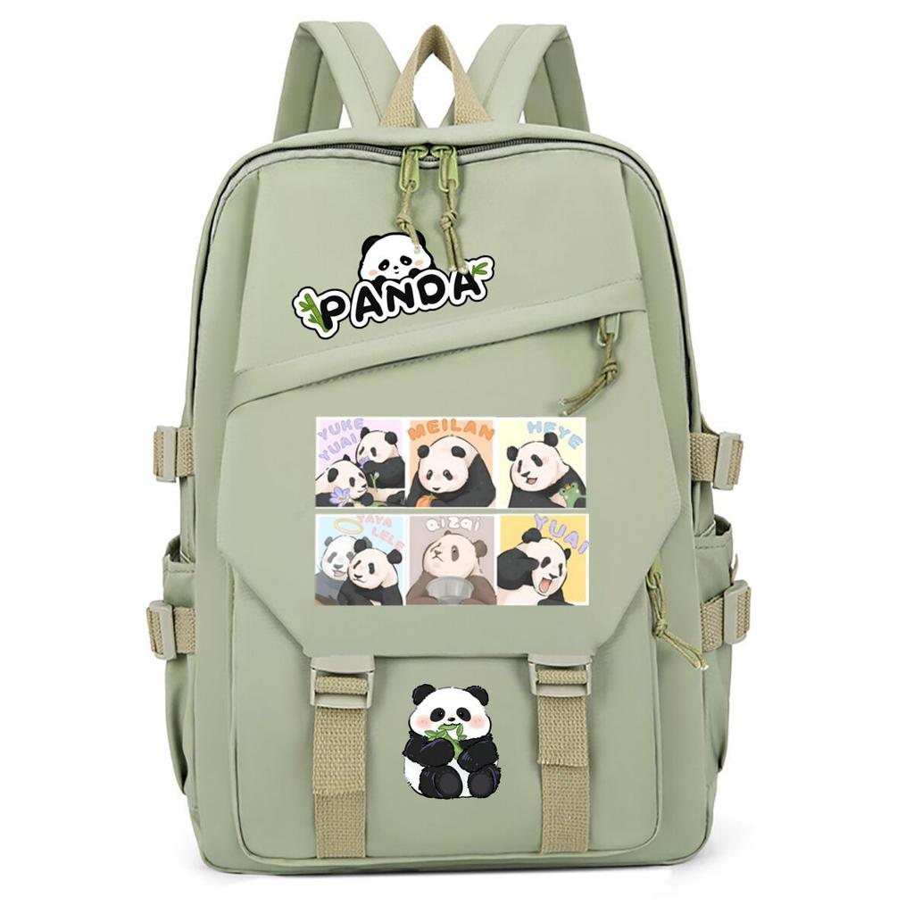 Panda Huahua Large Capacity Lightweight Casual Backpack High Value Simple Student School Bag