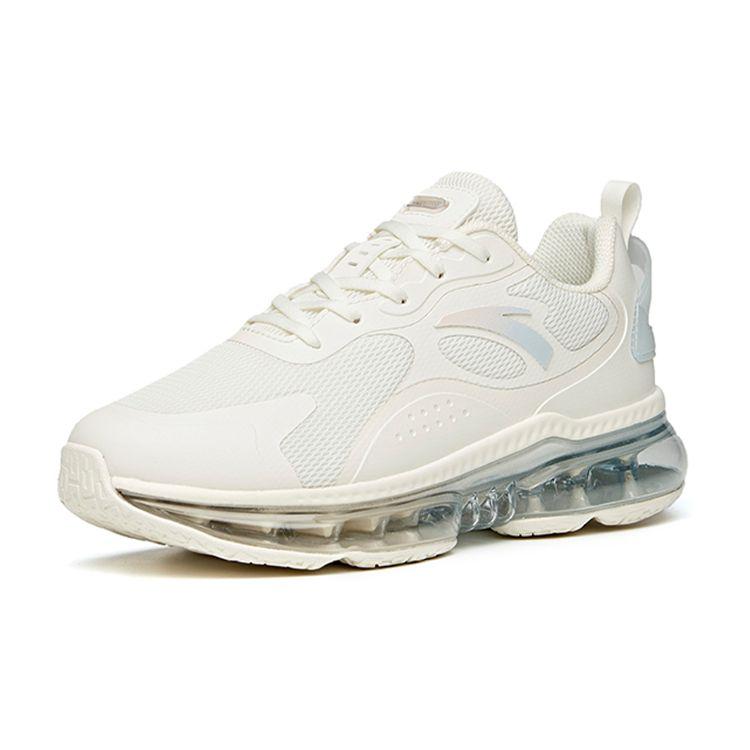Anta Running Series Shock Absorbing Air Cushion Non-Slip Wear-Resistant Low-Top Running Shoes Women Running Shoes White Blue 922125503-2