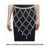 Fashionable Imitation Pearls Tassels Waist Chain Belt Imitation Pearls Texture Perfect for Enhancing Party Outfits