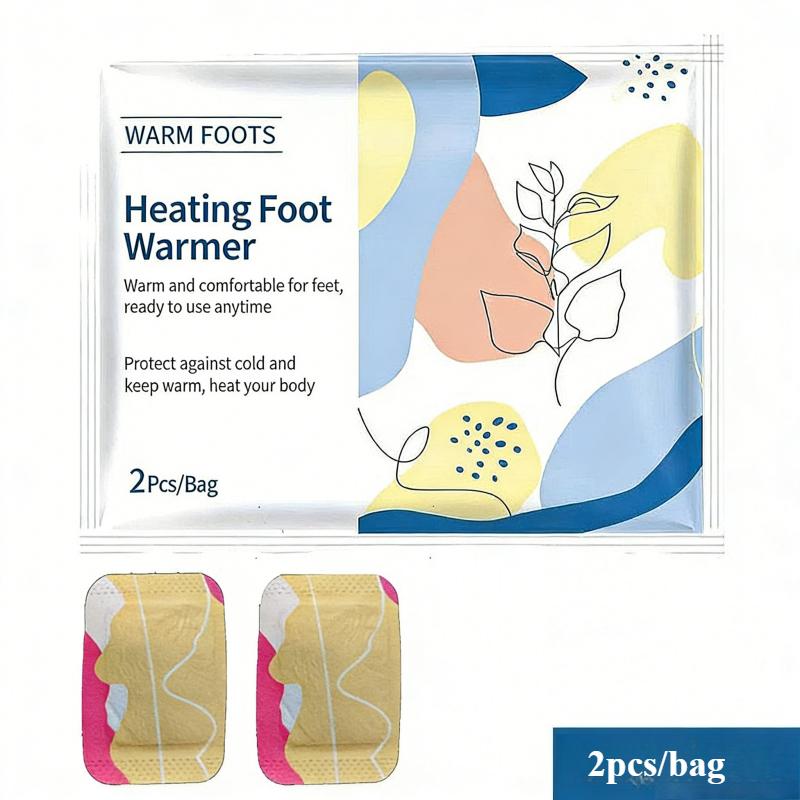 

Herbal Wormwood Ginger Foot Warmers, Self-Heating Foot Pads, Disposable Heat Patches for Foot Warmth & Relaxation, 2Pcs/Bag 1 bag золотий