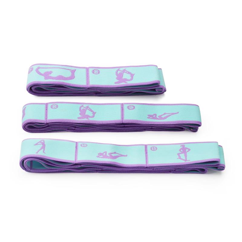 Yoga Gummiband für Pilates Elastische Übungsbänder Widerstand Körperliche Fitness Spannband Tanz Gymnastik Mädchen Accessoires
