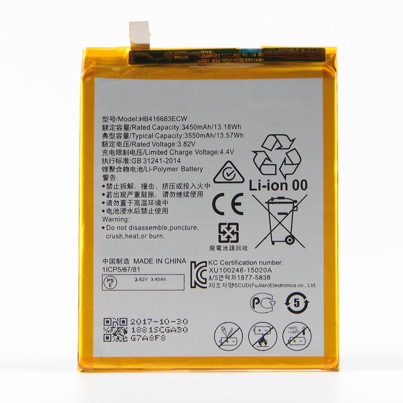 New Replacement Battery HB416683ECW For Huawei Nexus 6P H1511 H1512 3550mAh