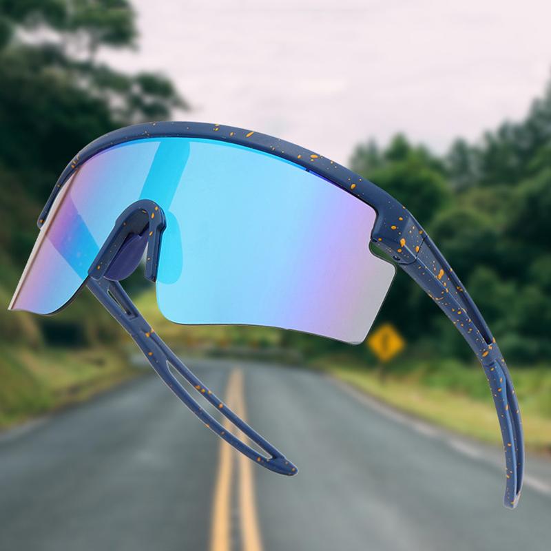 Fashionable Colorful Sunglasses Men Outdoor Sports Cycling Sunglasses Large Frame Uv Sunglasses Xsy2399