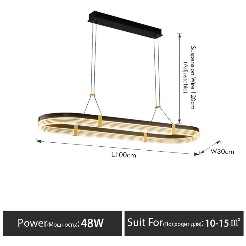 Modern minimalist restaurant pendant light Nordic creative personality designer art bar kitchen long dining table pendant light