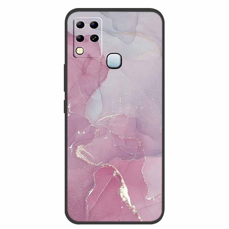 For Infinix Hot 11 G37 Case X689F Marble Silicone Protective TPU Soft Back Cover for Infinix Hot11 G37 128GB Funda Cartoon Coque