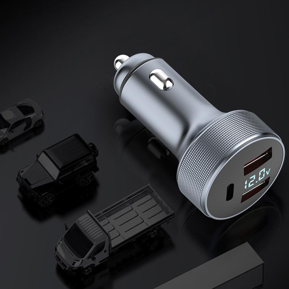 54W USB Car Charger For Iphone 12 13 Pro Quick Charge 3.0 Fast Charging For Xiaomi Auto Type C QC PD 3.0 Mobile Phone Charge