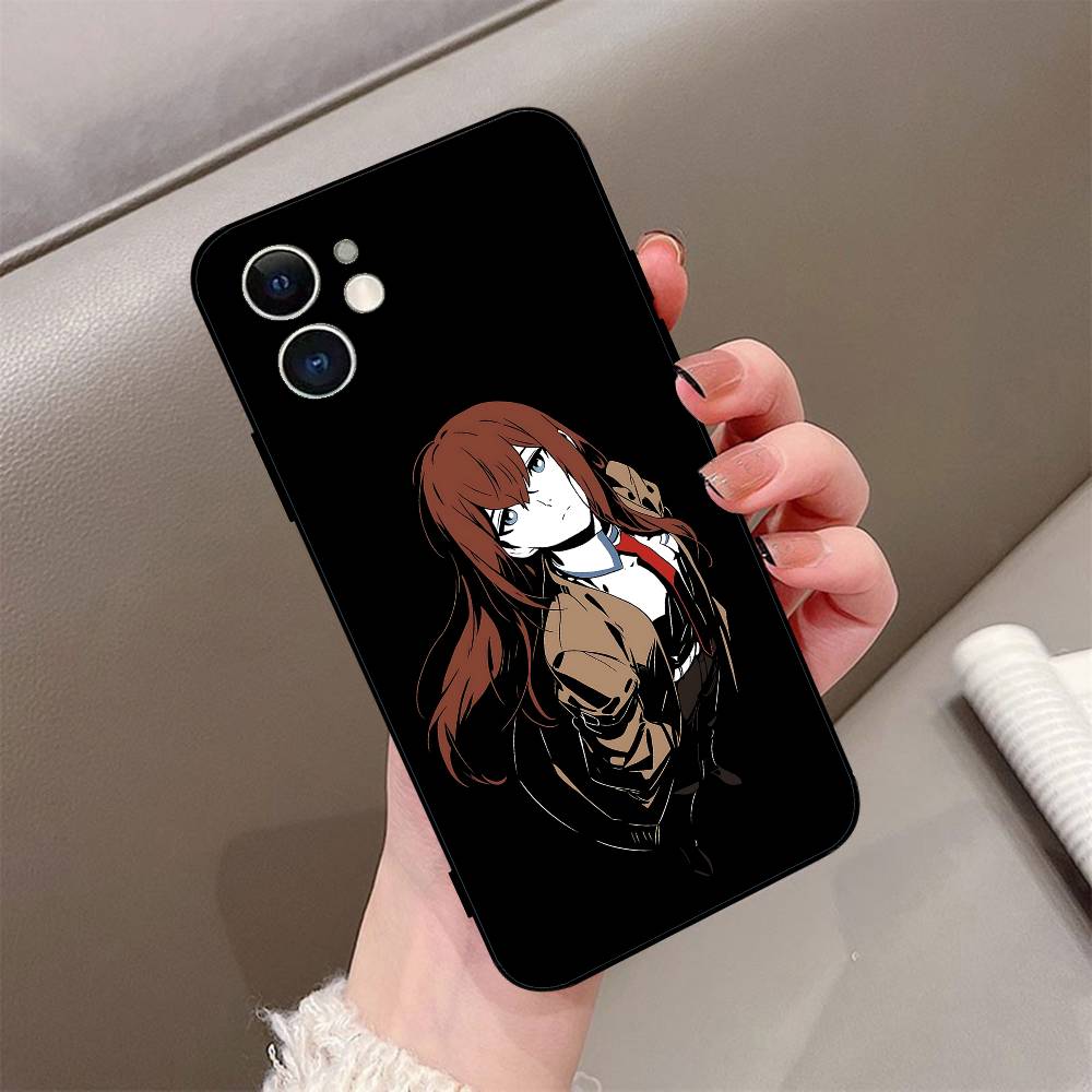 Steins;Gate Phone Case Black Phone Case For IPhone 17/16/15/13/14 Pro Max/ 11Plus/X/Xr/Xs Max 13mini
