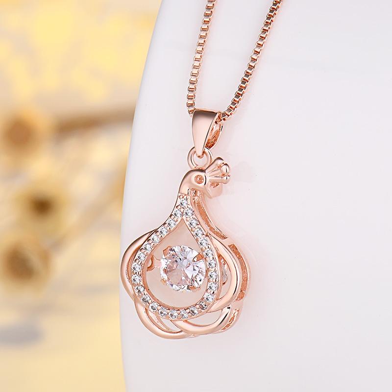 

Женское ожерелье Lindon, кулон из медного сплава, циркон, модный подарок