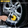 4Pcs Detailing Drill Brush Kit Car Wash Brush Hard Bristle Drill Auto Scrubber Detailing Cleaning