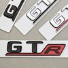 3D ABS Chrome Car Letters Badge Rear Trunk Logo GT R Sticker Emblem Decals For Mercedes Benz GT GT R Tail Marking Accessories