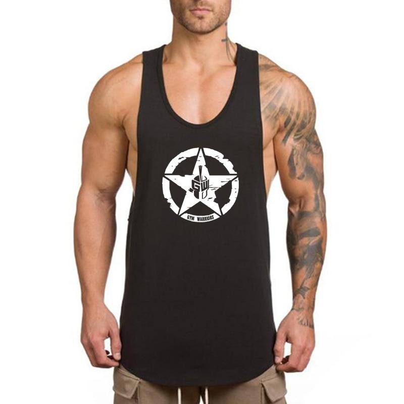 Do The Work New Brand Moda pentru bărbați Casual Bumbac respirabil Imprimat Vară Culturism Fitness Sală Sport Tank Top Plus Size