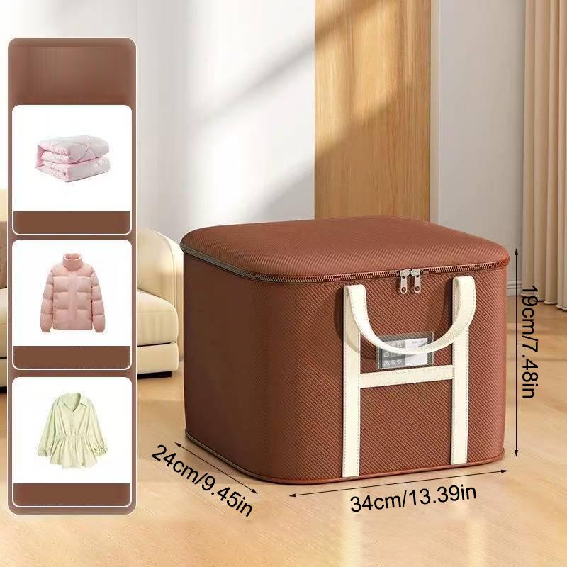 

Storage Bags For Clothes Collapsible Organizers For Blankets, Bedding & Clothes Large Zip Bags With Handles S