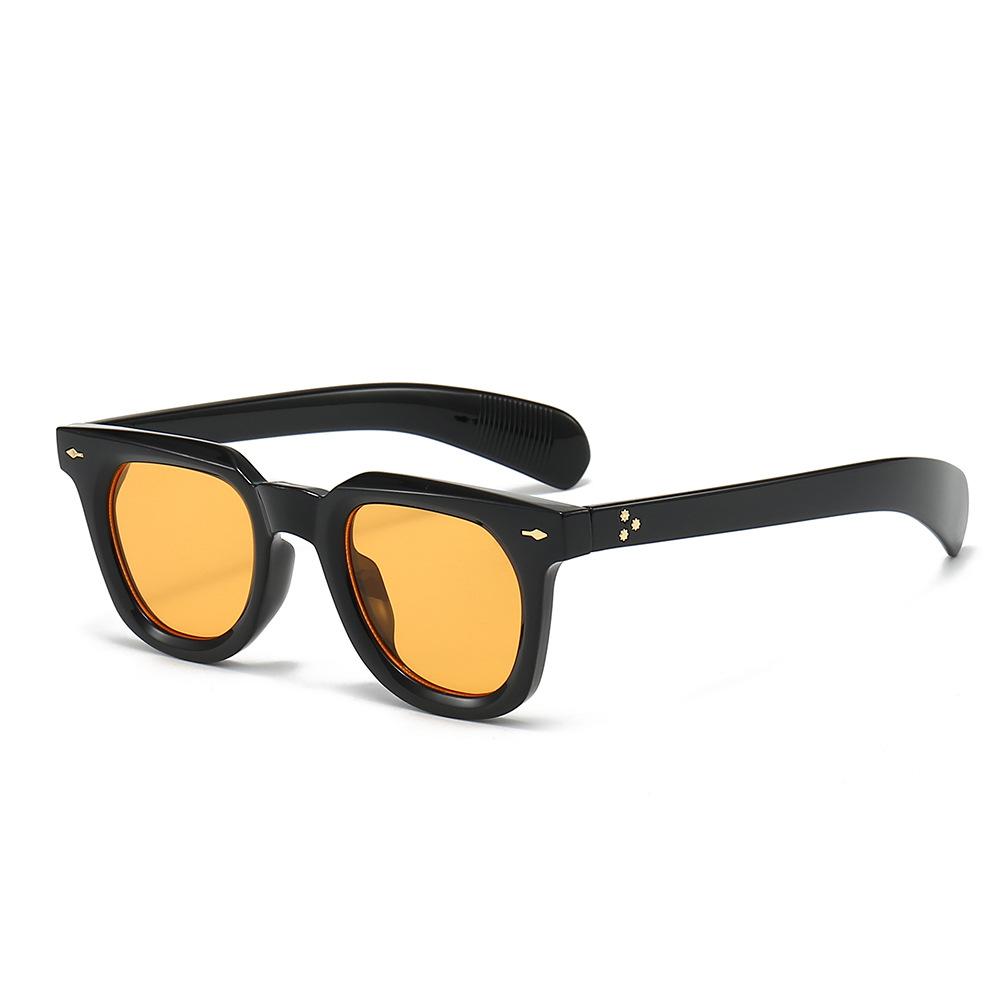 Quadratische Retro-Sonnenbrille für Damen, Unisex-Outdoor-Sonnenbrille, luxuriöse polarisierte Sonnenbrille, modische quadratische Herren-Sonnenbrille, Retro-Sonnenbrille