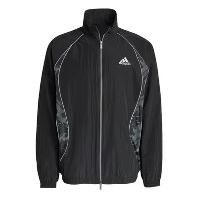 Giacca Track SS25 Teamgeist Top Adilenium Stagione 4 Serie Sportiva Vestibilità Ampia con Zip Uomo Giacca KF8519