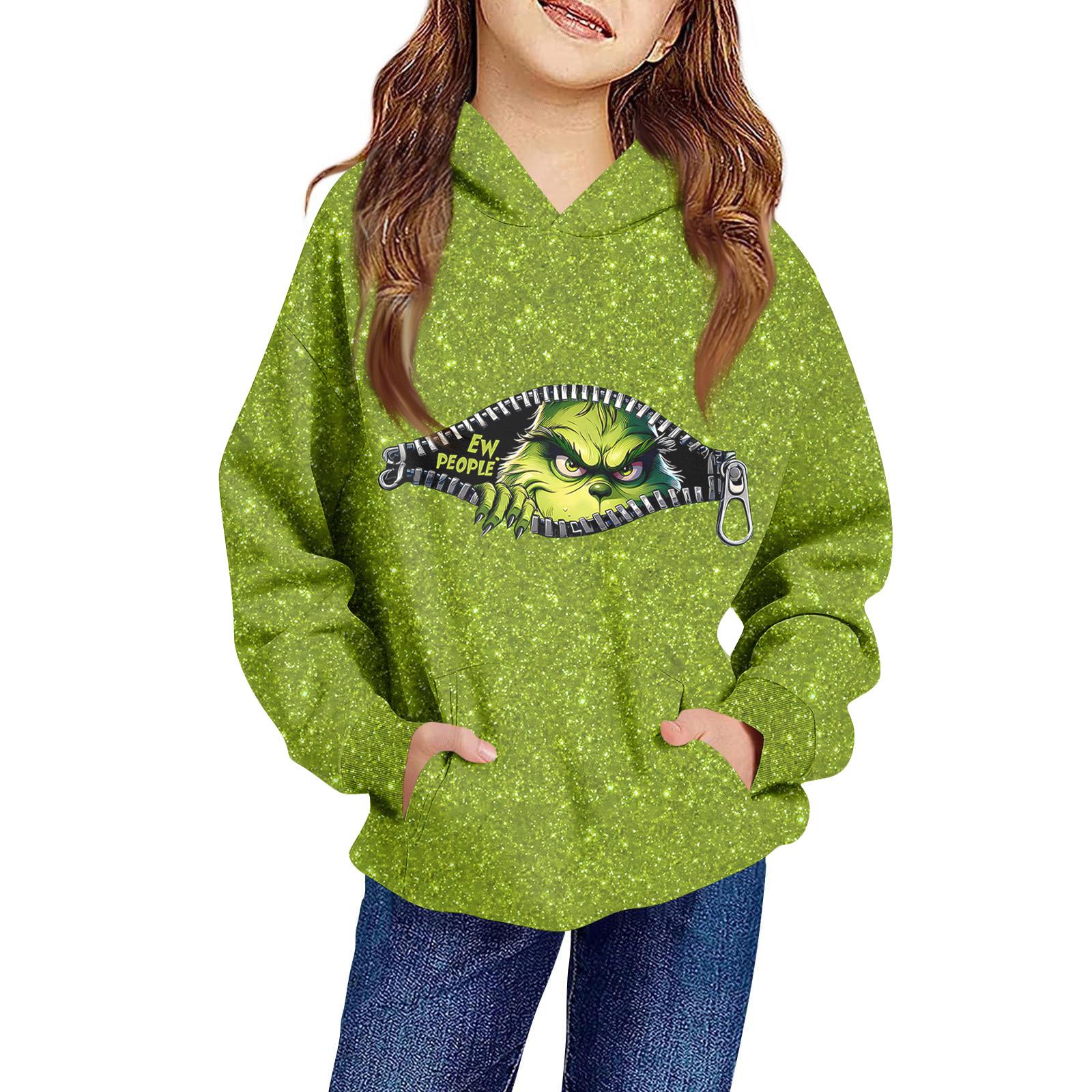 

Детское худи пуловер свободного кроя с длинными рукавами, кулиской и однотонной расцветкой 120