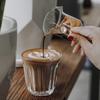 MHW-3BOMBER 70/80ML Coffee Measuring Cups Clear Glass Espresso Shot Glasses Milk Frothing Pitcher Home Kitchen Measuring Tools