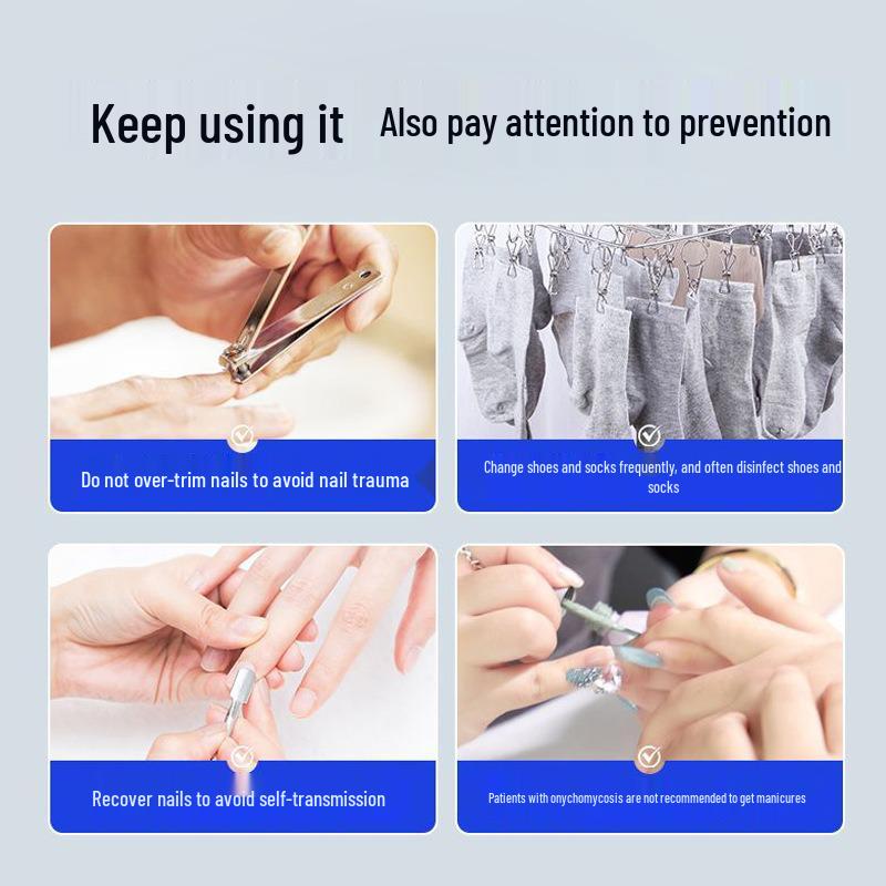 Shunaimi Gray Paronychia Nail Care Stickers for Fingers and Toes