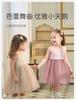 Davidella Girls' Strap Dress Summer Dress New Baby Princess Mesh Skirt Children's Skirt