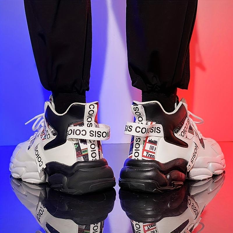 Модные массивные туфли с цветными блоками — фото 10