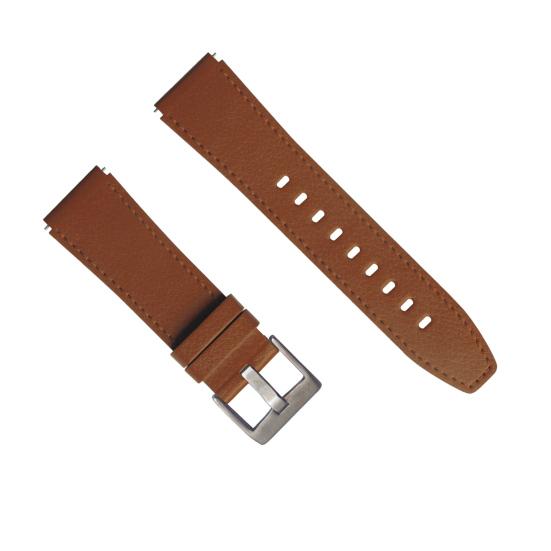 Watch Band Soft Replacement 22mm Faux Leather Watchband Strap Bracelet for Huawei GT/GT2