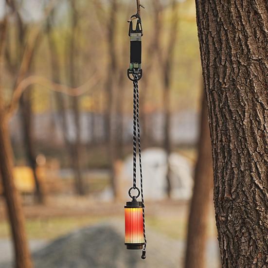 Multi-purpose Adjustable Webbing Outdoor Lamp Hanging Rope Portable Backpack Waist Tent Camping Lantern Hanging Cord with Buckle