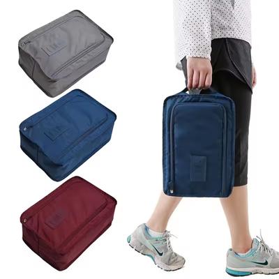 1pc-Portable Folding Shoes Storage Bag Multifunctional Waterproof Travel Shoes Bag Pouch Organizer