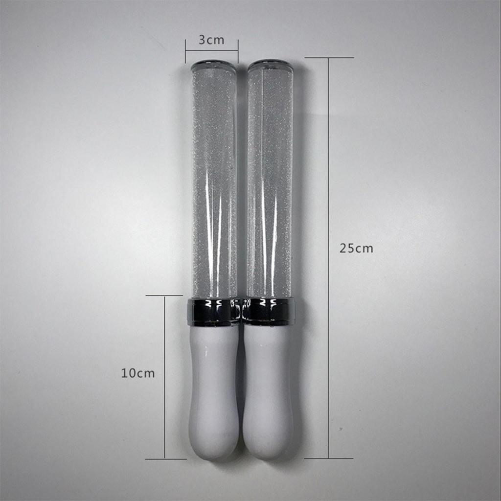 LED Glow Stick 15 Colors Change Easy to Operate 25 cm Handheld Light for Photo Prop Birthday Wedding New Year's Eve Decorative