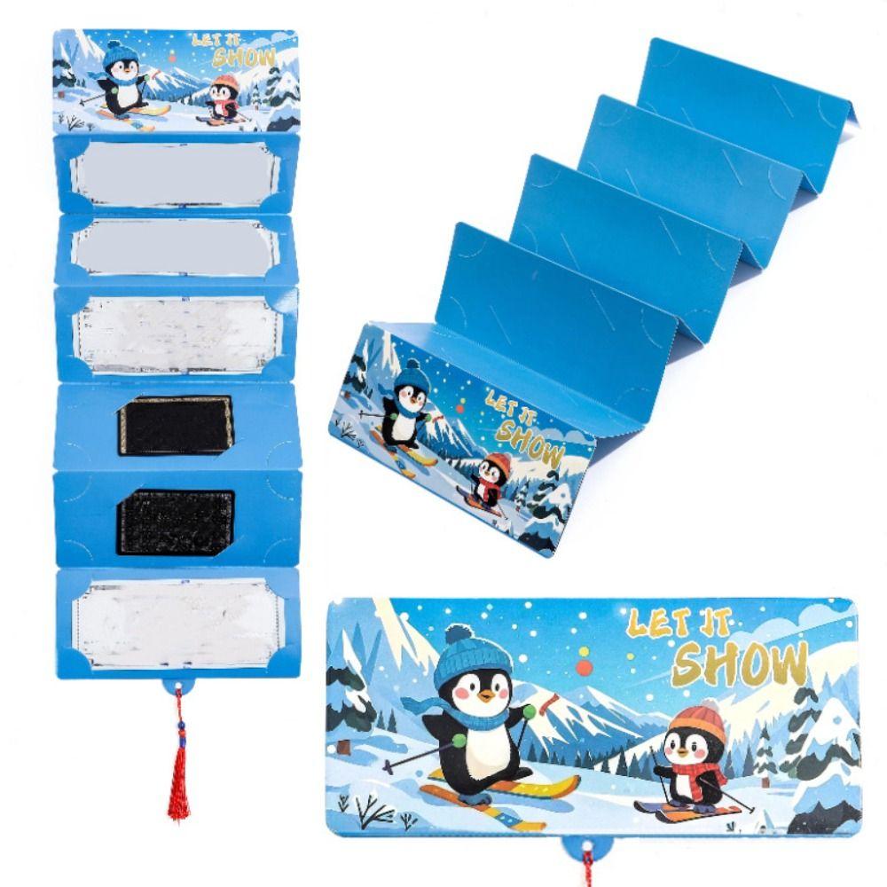 Lucky Christmas Money Pocket Bag Santa Claus Christmas Decorations Folding Card Envelope  Christmas